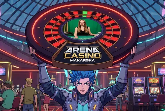 Arena Casino Makarska: uživo casino igre s pravim djeljerom